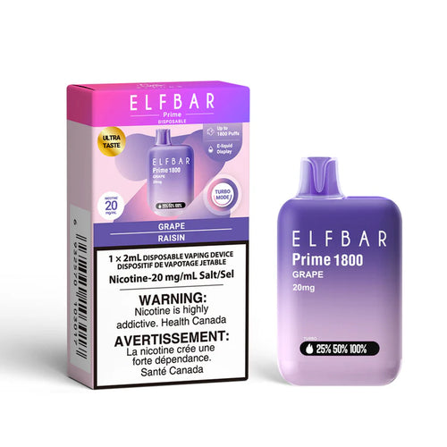 ELFBAR Prime 1800 - Grape