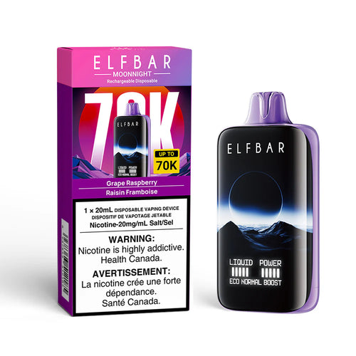 ELFBAR MoonNight 70K Puff - Grape Raspberry