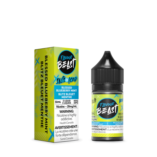 Flavour Beast E-liquid  Blessed Blueberry Mint (Iced)