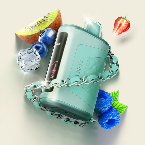 KRAZE LUNA  Blue Razz Strawberry Kiwi Ice Disposable Vape
