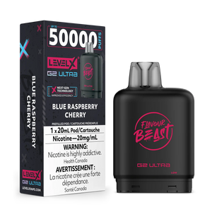 Level X G2 Ultra Pods  Blue Raspberry Cherry Vape Pod