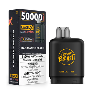 Level X G2 Ultra Pods  Mad Mango Peach Vape Pod