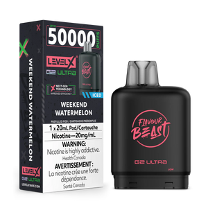 Level X G2 Ultra Pods  Weekend Watermelon (Iced) Vape Pod