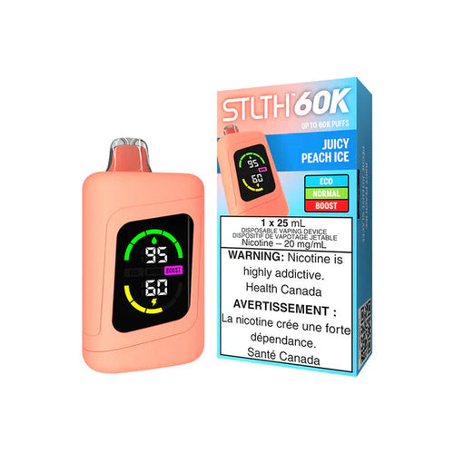 Stlth 60K Puff - JUICY PEACH ICE