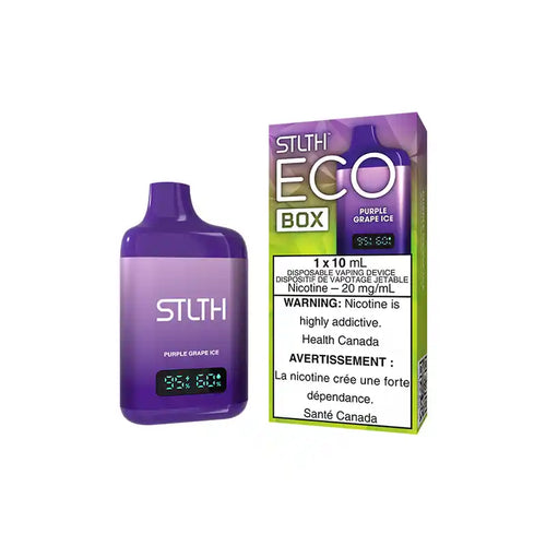 Stlth Eco Box 10ml Disposable - PURPPLE GRAPE ICE