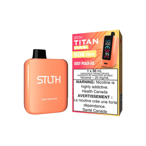 STLTH Titan Max Disposable Vape - 50k Puffs - JUICY PEACH ICE