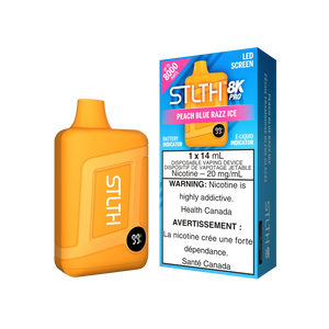 STLTH 8K PRO - PEACH BLUE RAZZ ICE