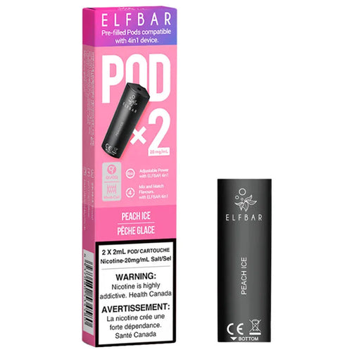 Elfbar 4in1 Pods Peach Ice (2pk)