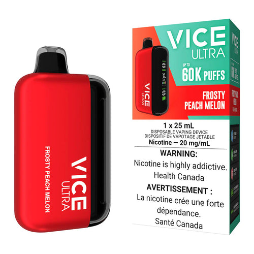 Vice Ultra Disposable Vape Device - FROSTY PEACH MELON
